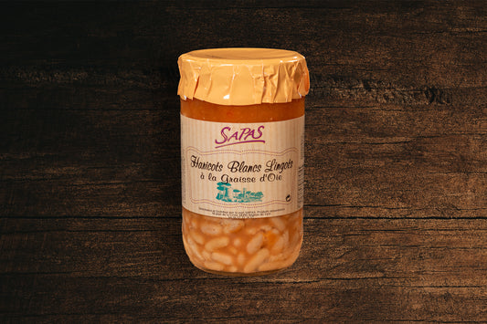 Haricots blanc cuisinés à la graisse d'oie
