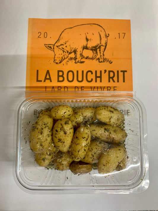 Pommes de terre grenailles à l'ail et persil 500g ( 3-4 personnes )
