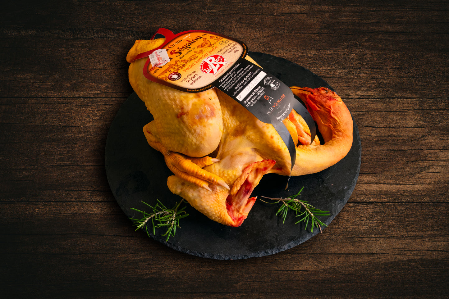 Poulet crus Fermier Français 4/5 personnes 1.9Kg