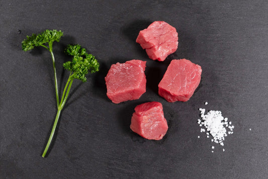 Pièces de bœuf pour fondue bourguignonne 2/3personnes 500g