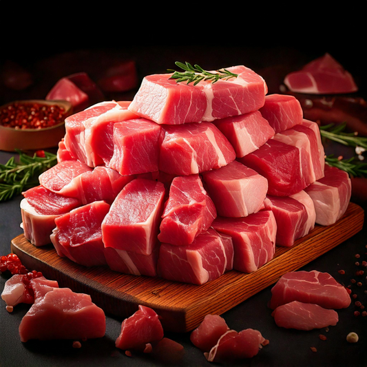 Sauté de porc crus 800g 4 personnes.